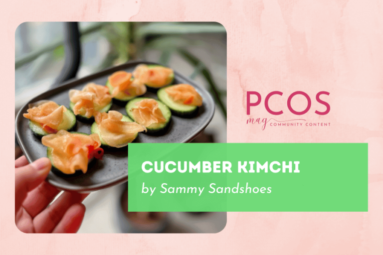 PCOS Cucumber Kimchi Main